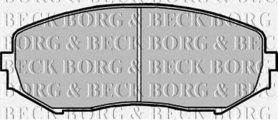 BORG & BECK bbp1957 -  Комплект тормозных колодок, дисковый тормоз